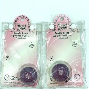 Revlon Street Wear Double Scoop Lip Gloss + Glitter - Purple